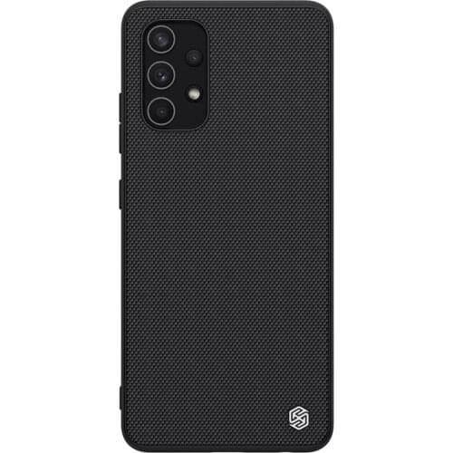 NILLKIN for Samsung Galaxy A32 4G Case for Samsung A32 4G Cover Textured Nylon Fiber Hard PC Panel + Soft TPU Frame Phone Cases