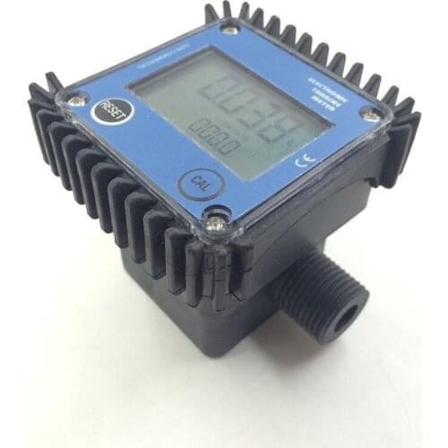 K24 Digital Turbine Flowmeter Electronic Flow Meter Chemical Water 1 Inch To 4 Points 20BAR 103mm 2.3-3.3V 10-120L/min Hot Sale