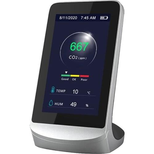 Digital LCD DM72C CO2 Meter Carbon Dioxide Meter Air Quality Monitor co2 Gas Cylinder