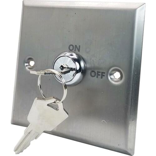 Double NO NC COM Emergency Key Door Lock Release Switch Exit Button S86KD