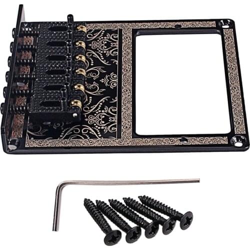 Electric Guitar Roller Saddle Bridge W/Screw Wrench Humbuckers Mount Parts