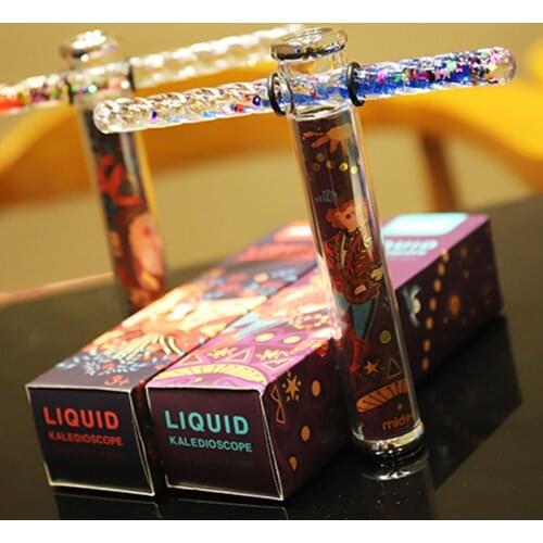 Kaleidoscope Classic Toys Quicksand Glitter Wand Kaleidoscope Baby Toy Funny Light Shadow Science Educational Toys For Children