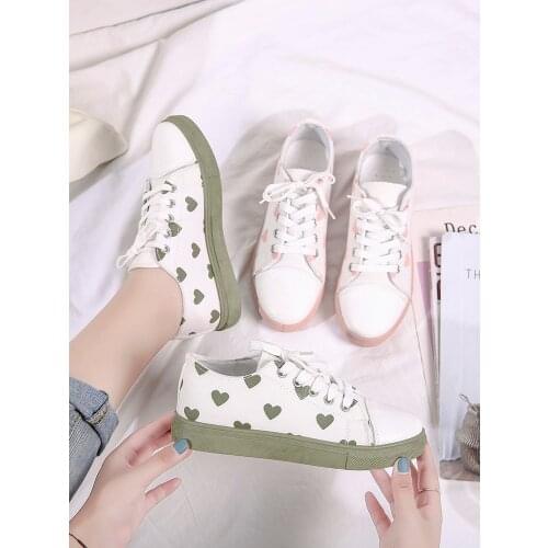 Women Canvas shoes Sneakers 2020 Hot Solid Lace-up Superstar Shoes for Girls Non-slip Size 35-39 Zapatillas mujer