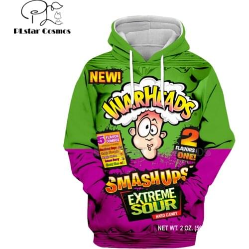 Newest candy Snack bag chocolate sauce 3D Hoodies food Harajuku Men Women Long Sleeve PulloVer Hooded Sweatshirt Casual Brand-2