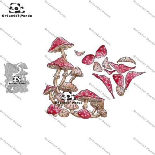 New Dies 2020 Poisonous fungi Metal Cutting Dies diy Dies photo album cutting dies Scrapbooking Stencil Die Cuts Card Making