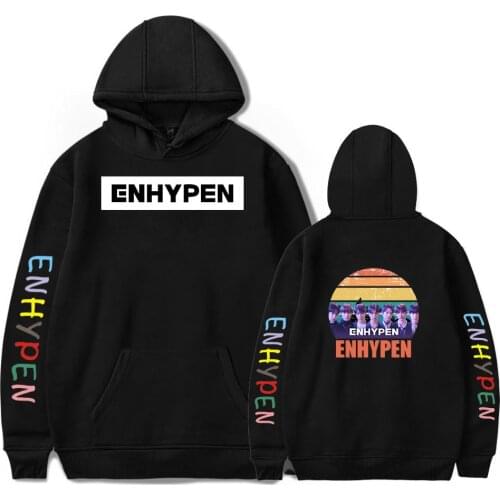 ENHYPEN KPOP Print Autumn Winter Holiday Men/Women Hooded Sweet Streetwear Casual style the hoodies