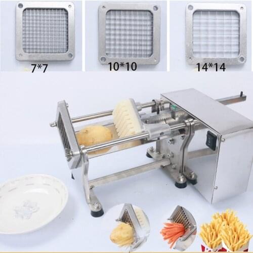 Commercial Electric French Fries Cutter Chips wedge Cutting Machine Potato Fry Cutter Fries Slicing Melon Slicer 3 specification