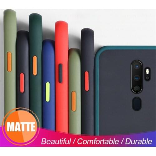 Shockproof Armor Matte Phone Case for Oppo A5 A9 2020 TPU Case Coque On for Oppo OPO A 5 9 2020 Protector Skin Feel Cover Shell