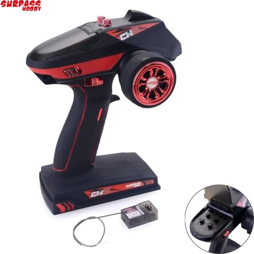 Surpass Hobby 2.4G 6CH Super Response Radio System Transmitter with Receiver For RC Car Boat Tank Water skateboard