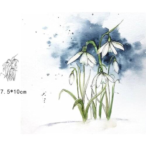 Rubber Stamps Plants FLowers Clear Stamps Silicone Seal for DIY Scrapbooking Card Making Photo Album Decor Crafts New Stamps