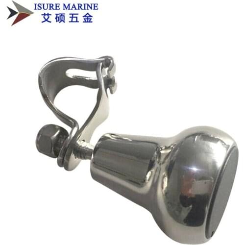 Stainless Steel Steering Wheel Suicide Spinner Handle Power Knob Heavy Duty Boat Car Truck