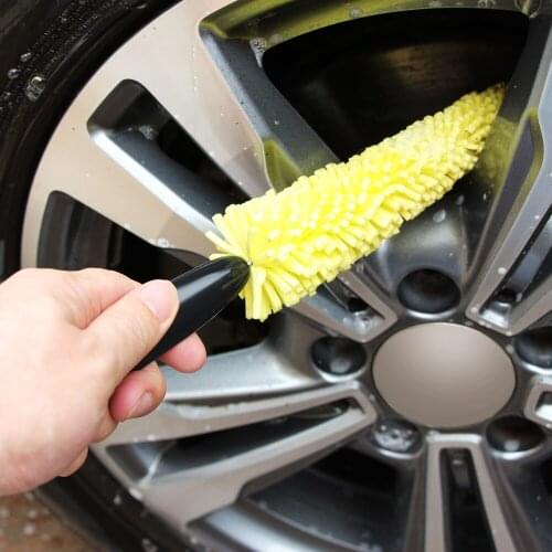 1PC Auto Car Cleaning Hub Brushes For BMW E90 F30 F10 Audi A3 A6 C5 C6 Opel Insignia Alfa Romeo 159 giulia Ssangyong