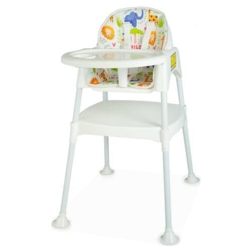 Dale 3 in 1 High-foot feeding chair children dining chair foldable Multifunctional portable Household baby dinig table and chair