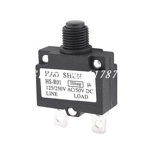 Spare Part 2 Pins HS-R01 Momentary Press Button Switch 125/250VAC 50VDC