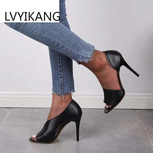 Popular ladies fashion color matching high heels single shoes women spring and summer patent leather wedding party shoes