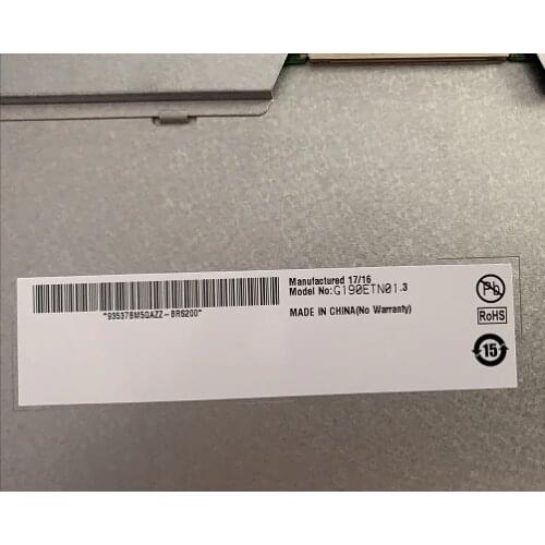 AUO LCD Dispaly Panel G190ETN01.A G190ETN01.B G190ETN01.0 G190ETN01.1 G190ETN01.2 G190ETN01.3 a-Si TFT-LCD screen