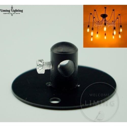 10x Fitting Chandelier 45mm Diameter Retro Lamp Holder Vintage Light Base Antique Ceiling Base Rose Hook Ring Plate Light Holder
