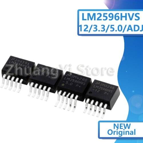 10PCS/LOT 100% New LM2596HVS-12 LM2596HVS-5.0 LM2596HVS-3.3 LM2596HVS-ADJ TO-263-5 Original