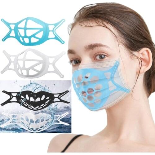 5Pcs 3D Adult Mask Holder Separate Nose Mouth Support Breathing Assist Inner Cushion Bracket Silicone Mask Breathable Holder
