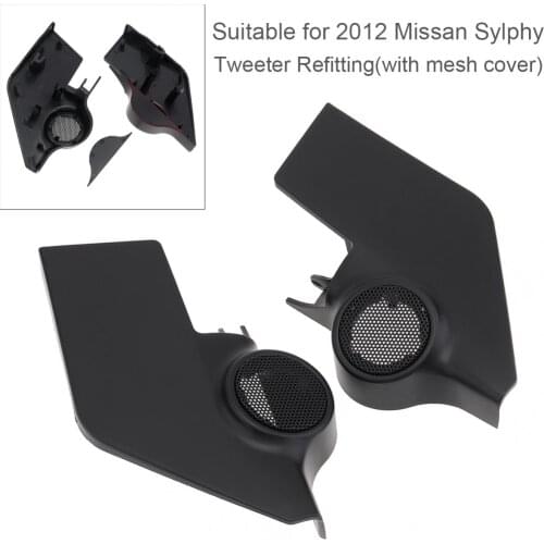 ABS Hifi System Tweeter Horns Cover Fit for Nissan 2012 Refitting Installation Front Door Speaker Adapter Kit