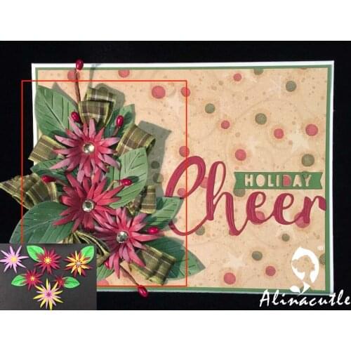 AlinaCraft METAL CUTTING DIES cut 10pc leaf flower starlight spring Scrapbooking paper craft card album punch stencil art cutter