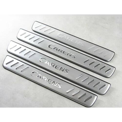 Car accessories high quality Scuff Plate/Door Sill Door Sill scuff plate door sill For KIA Carens 2013-2018 Car styling