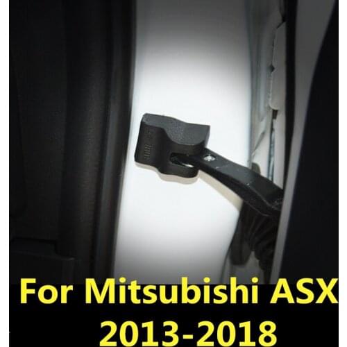 For Mitsubishi ASX 2013-2018 Car Covers Door Stopper Cover Protective Cover black Interior decoration Auto Accessories
