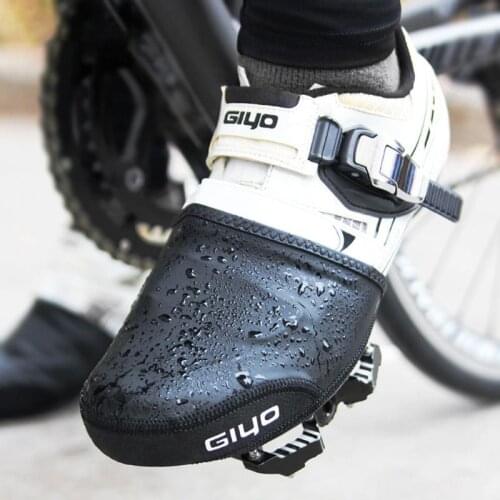 Practical PU Bicycle Cycling Self-locking Toe Cover for Mountain Road Bike Quality Durable Windproof Thermal Sport Shoe Cover