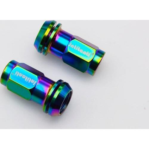 Rainbow M12*1.5*40 Light weight close end Gr5 titanium lug nut with removable cone seat