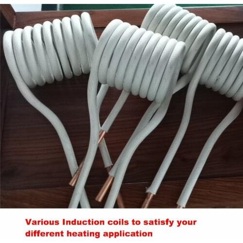 Round copper tube induction coils induction cycle rings