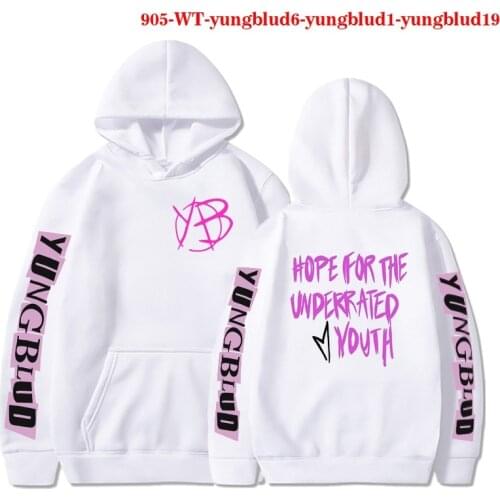 Men Hoodie Yungblud Print Women Pullover Hoodies New Casual Hooded Winter Long Sleeved Harajuku Hooded Yungblud Loose Coat