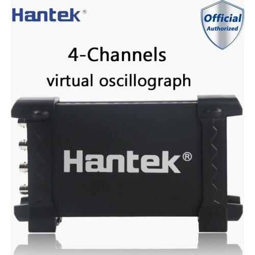 Hantek 6204BC Digital Oscilloscopes 200MHz 1GSa/s 4CH Windows10 / 8 / 7 With USB2.0 Interface Probe Handheld Oscilloscope