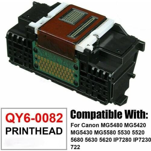 Print Head for Canon QY6-0082 MG5480 IP7280 MG6480MG5580 5680 Printer Nozzle