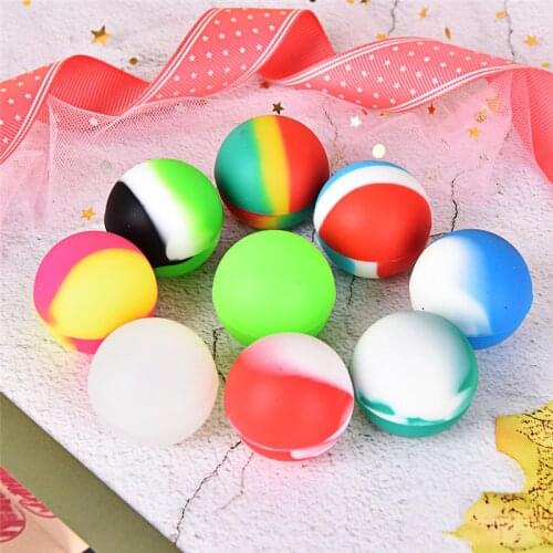 Sphere Pill Box Wax Dry Herb Silicone Jars Silicone Container Wax Silicone Jars Smoking Accessaries Color Random