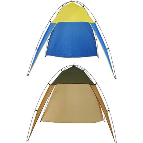 1 Set Outdoor Lightweight Sun Shade Waterproof Tent Leisure Sunshade Tent Lightweight Beach Shelter for Camping Fishing Travel