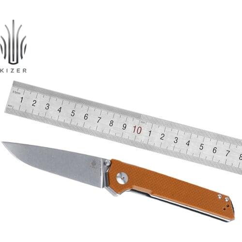 Kizer tactical knife Domin V4516A4 mini pocket knife g10 handle knife for camping essential hand tools