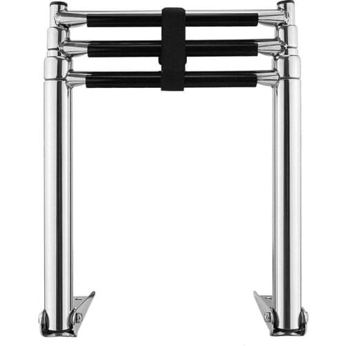 3 Step Stainless Steel Telescoping Extension Boat Ladder Swim Step