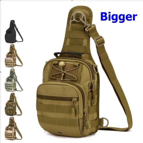 Outdoor Tactical chest bag cycling crossbody bag, mens bags for IPAD4,5 large shoulder bag A3131