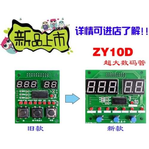 Spot Welding Machine Control Board Time Current Controller Multifunctional Digital Tube Display ZY10D Welder Controller