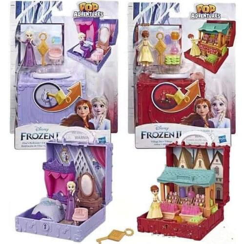 Frozen 2 Snow treasure with tornado mini princess series props girl toy