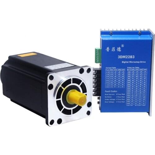 110 three-phase stepper motor set 220V 110BYG350D torque 20N M + driver 3DM2283