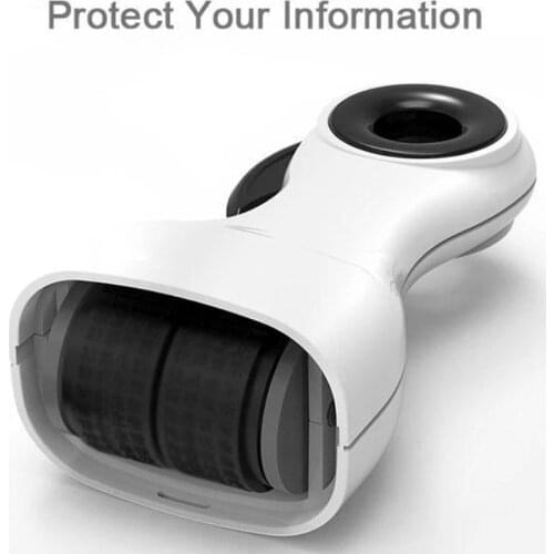 2 in 1 Messy Word Identity Privacy Information Coverage Protection Confidentiality Roller Clear Stamp for Scrapbooking DIY Seal