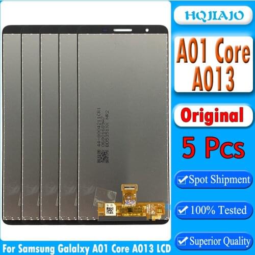 3/5/10 PCS Original AMOLED For Samsung Galaxy A01 Core SM-A013G/D SM-A013F/DS LCD Display LCD Touch Screen Digitizer Assembly