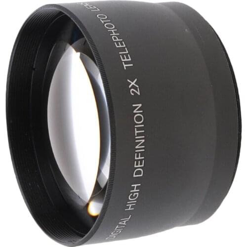 58mm 2x Magnification photo Conversion Lens for Canon Rebel T3 XT XTI XS XSI T6 300D 400D Digital SLR Camere
