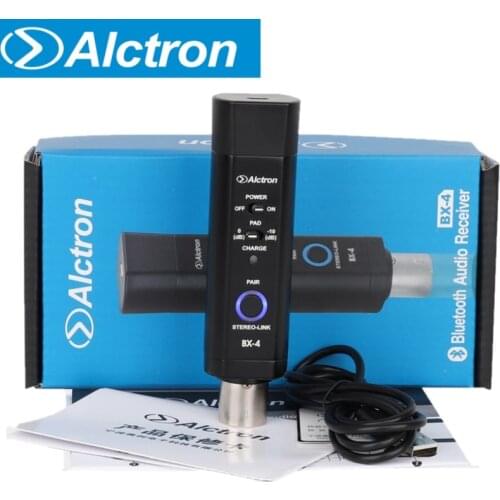 Alctron BX-4 wireless Bluetooth V4.0 audio receiver wired variable wireless connection speaker lightweight and easy CSR8625