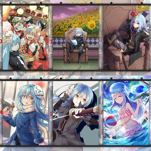 Diamond Painting That Time I Got Reincarnated Anime Diamond Mosaic Cross Stitch Kits Embroidery Full Square Kids Room Decoration