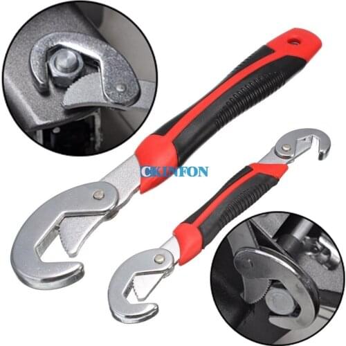 DHL 20Set 2Pcs/Set Universal Wrench Set Quick Grip Adjustable Wrench Tool Set Spanner Chrome Vanadium Steel Wrench