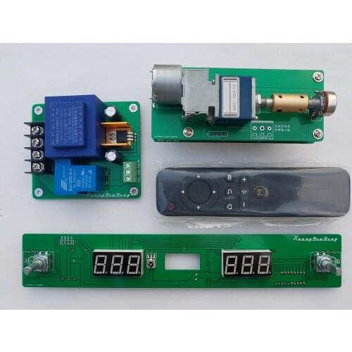 Finished HIFI 100 step Remote volume control board Alps motor pot relay volume preamp board