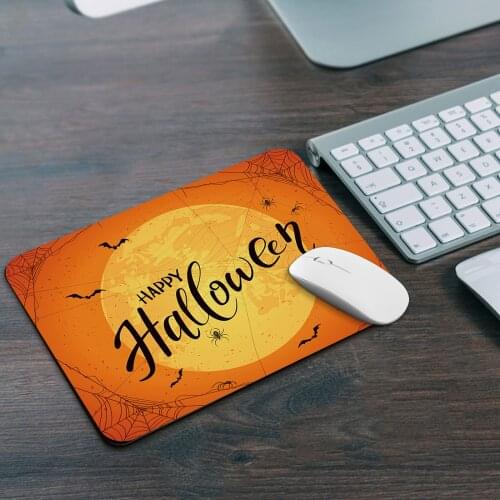 Halloween Mouse Pad Gaming Mousepad Creative Computer Desk Pad Non-Slip Mouse Pad Gamer for PC Games Mousemat Dropshipping