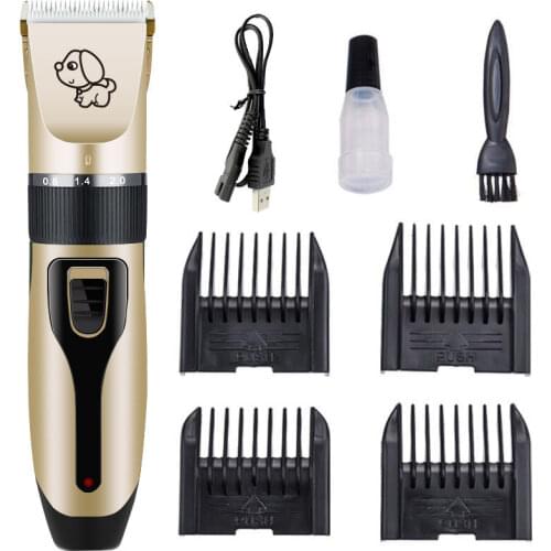 Dog Clipper Dog Hair Clippers Grooming Pet Ca Dog Rabbit Haircut Trimmer Shaver Set Pets Cordless Rechargeable Professional Tool